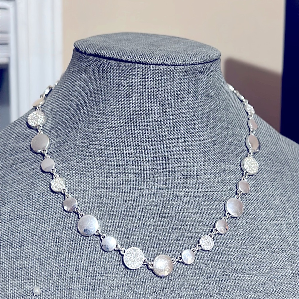 Silver stone HH Necklace